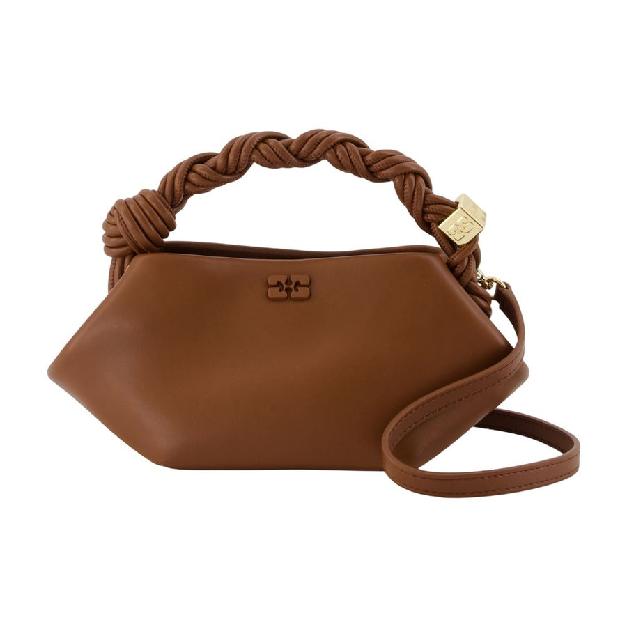 Bou Mini Butter Purse - Ganni Synthetic Brown Bags / Handbags-purses