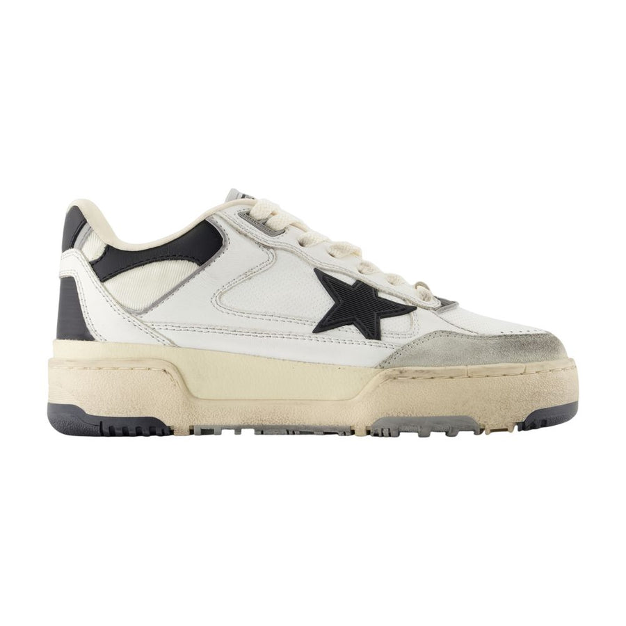 Golden Goose Deluxe Brand cowhide sneaker in white