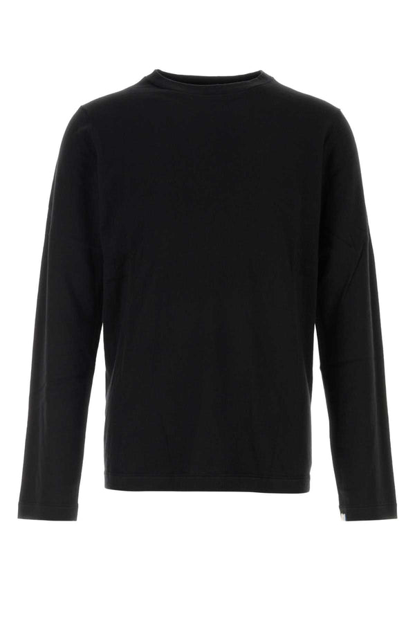 Black Cotton Blend Nâ°500 Sweater Raven Exterior: Cashmere Maglieria