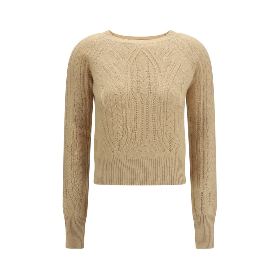 Beige Cashmere Sweater Clothing