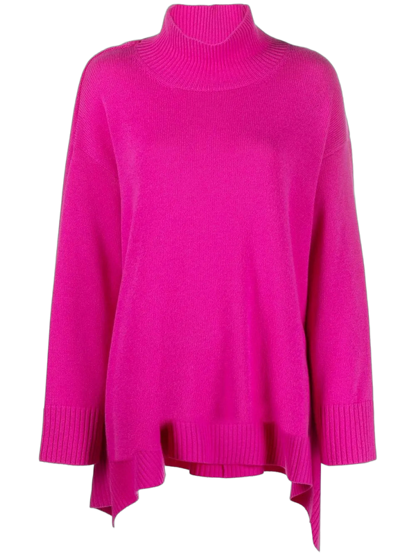Valentino Virgin wool-cashmere blend sweater in pink
