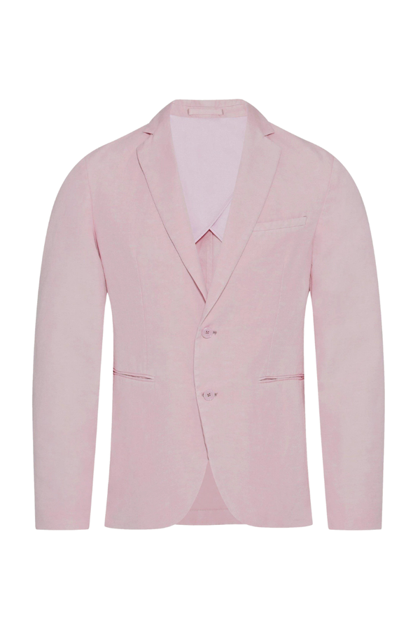 Orlebar Brown 53% Linen blazer in pink