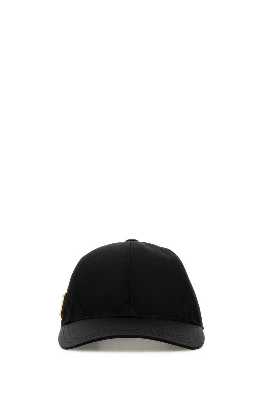 Prada CAPPELLI 100% recycled polyamide baseball cap in black