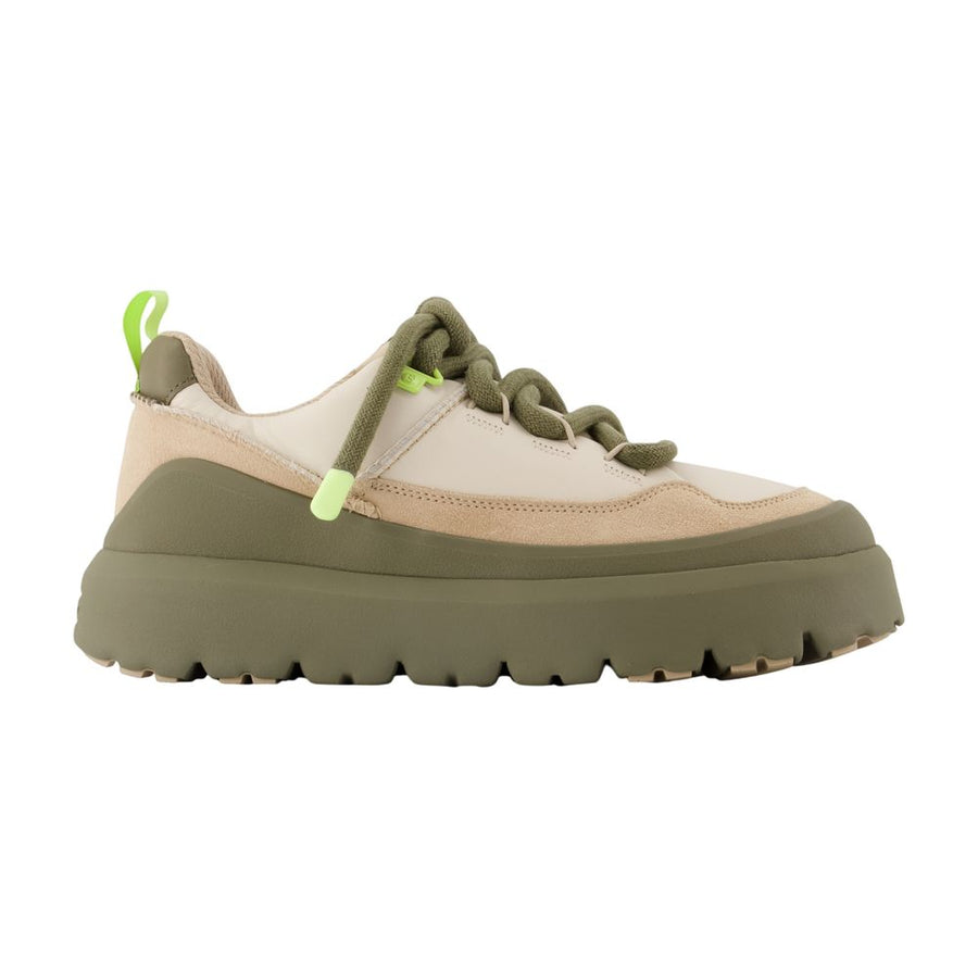 M Heritage Utility Sneaker - Ugg Leather Khaki Calfskin Shoes /