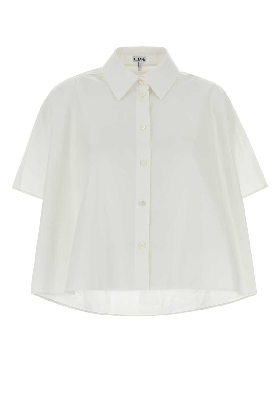 White Poplin Shirt Exterior: Cotton Camicie