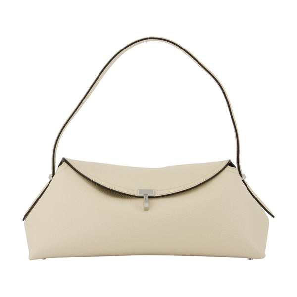 Toteme Calfskin shoulder bag in white