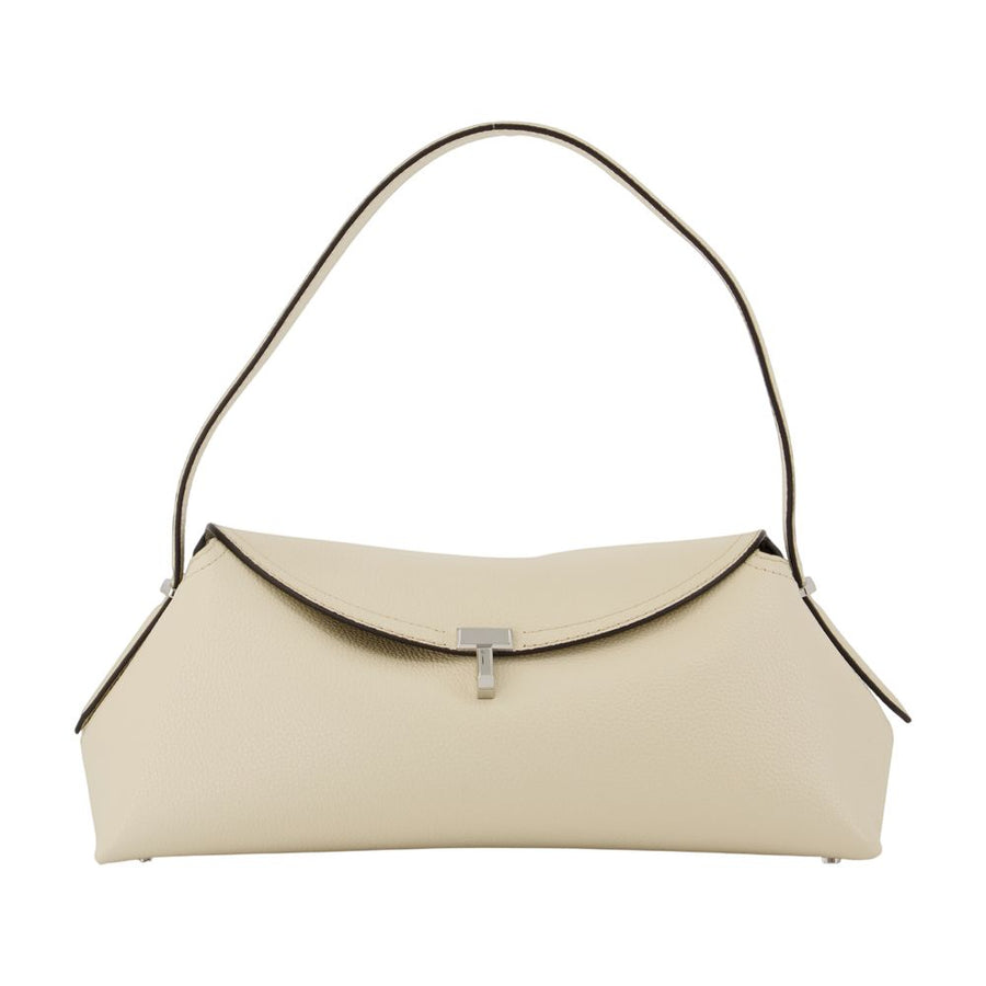 Toteme Calfskin shoulder bag in white