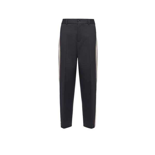Moncler Technical nylon trousers in navy