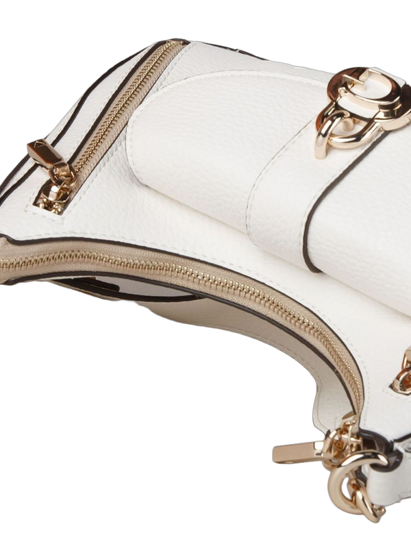 Guess 100% Polyurethane shoulder bag in white