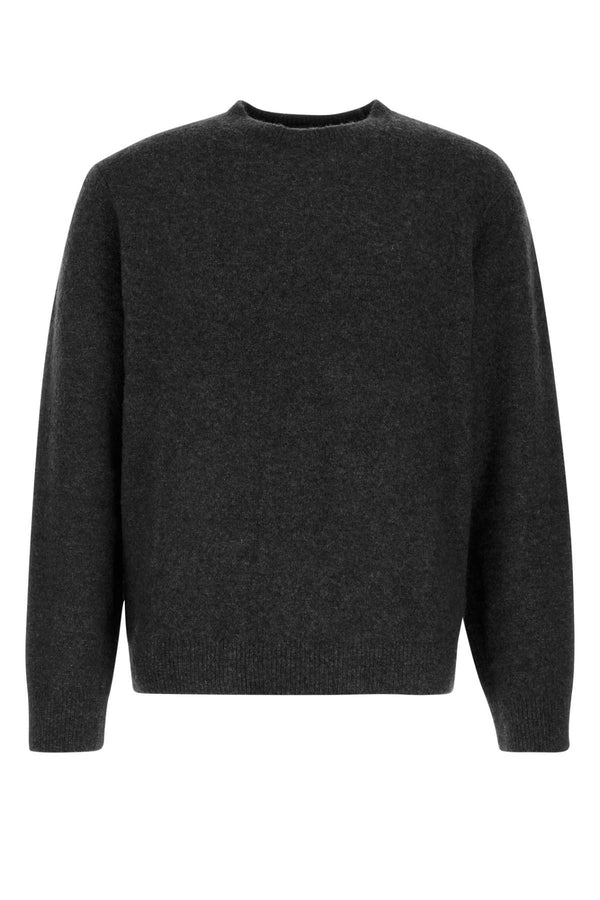 Slate Acrylic Blend Curtis Sweater Black Felpe