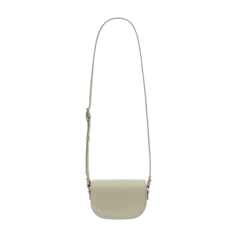 A.P.C. Calfskin shoulder bag in white