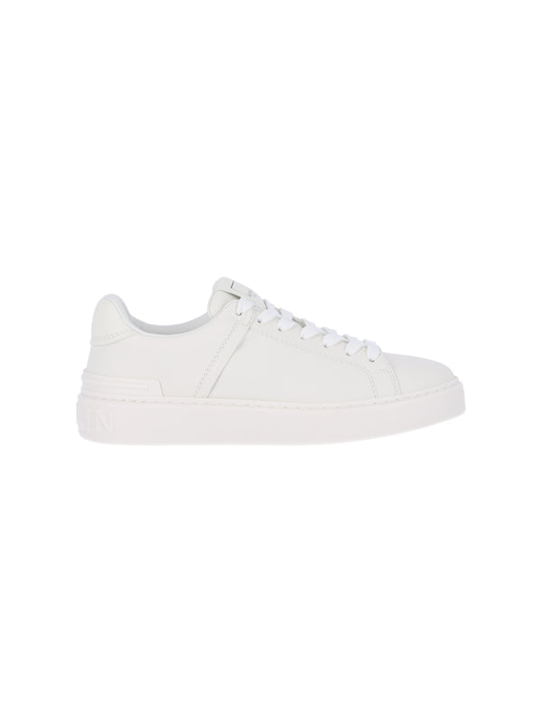 Balmain 100% Calf Leather sneakers in white