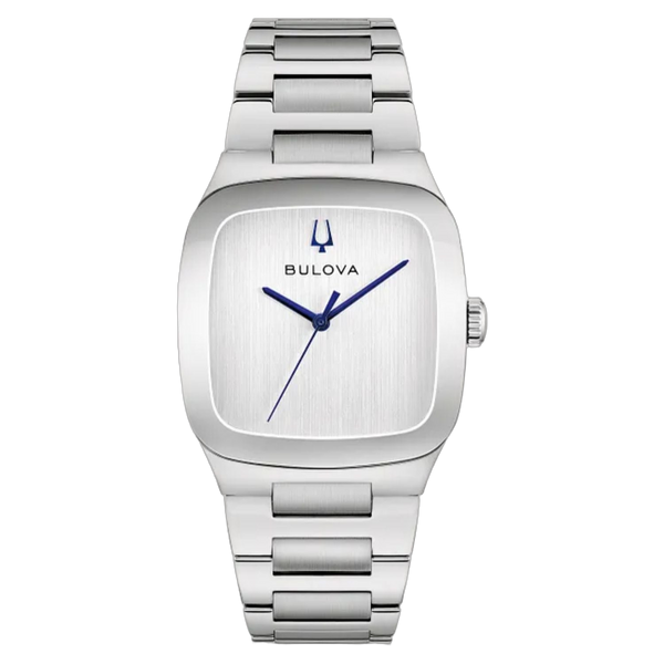 Bulova Stainless steel case and bracelet watch in silver