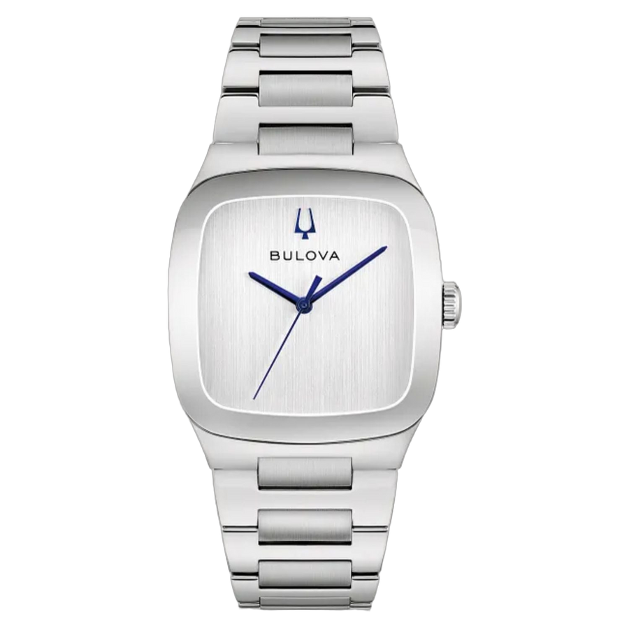 Bulova Stainless steel case and bracelet watch in silver