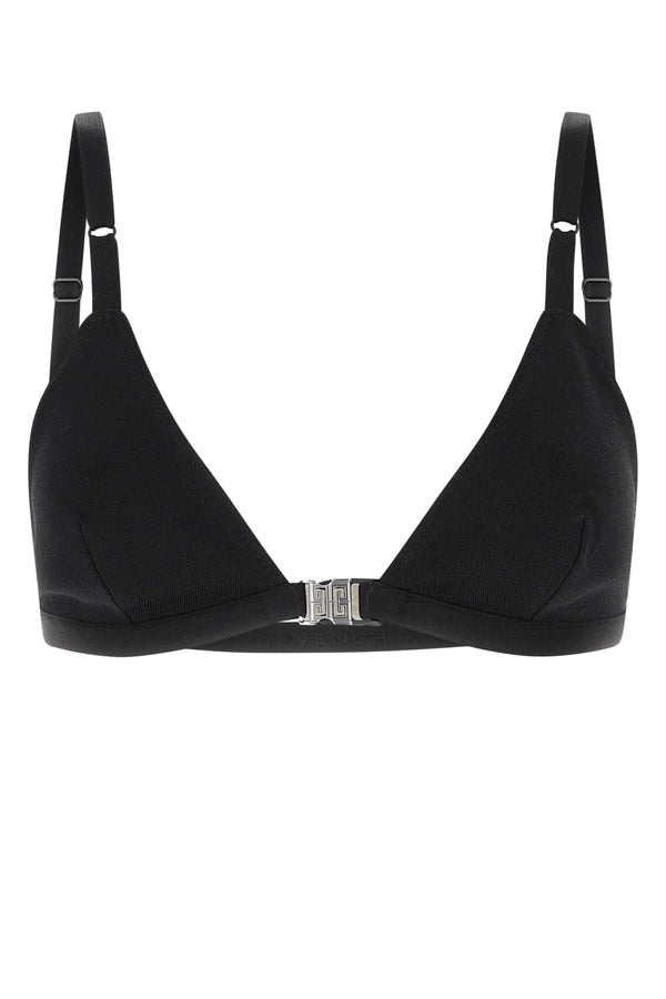 Givenchy Nylon bikini top in black