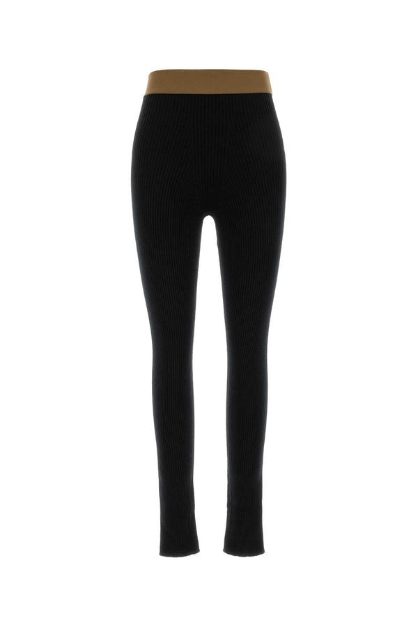 Black Cashmere Leggings Exterior