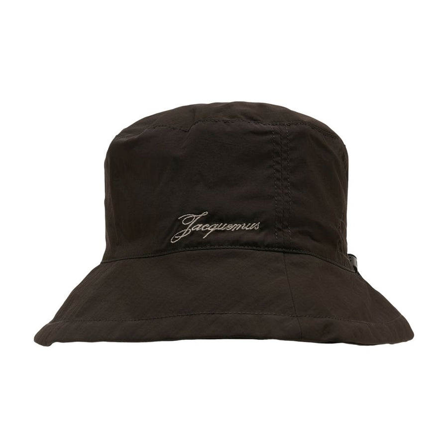 Jacquemus ACU00812AW00645-880 synthetic bucket hat in brown