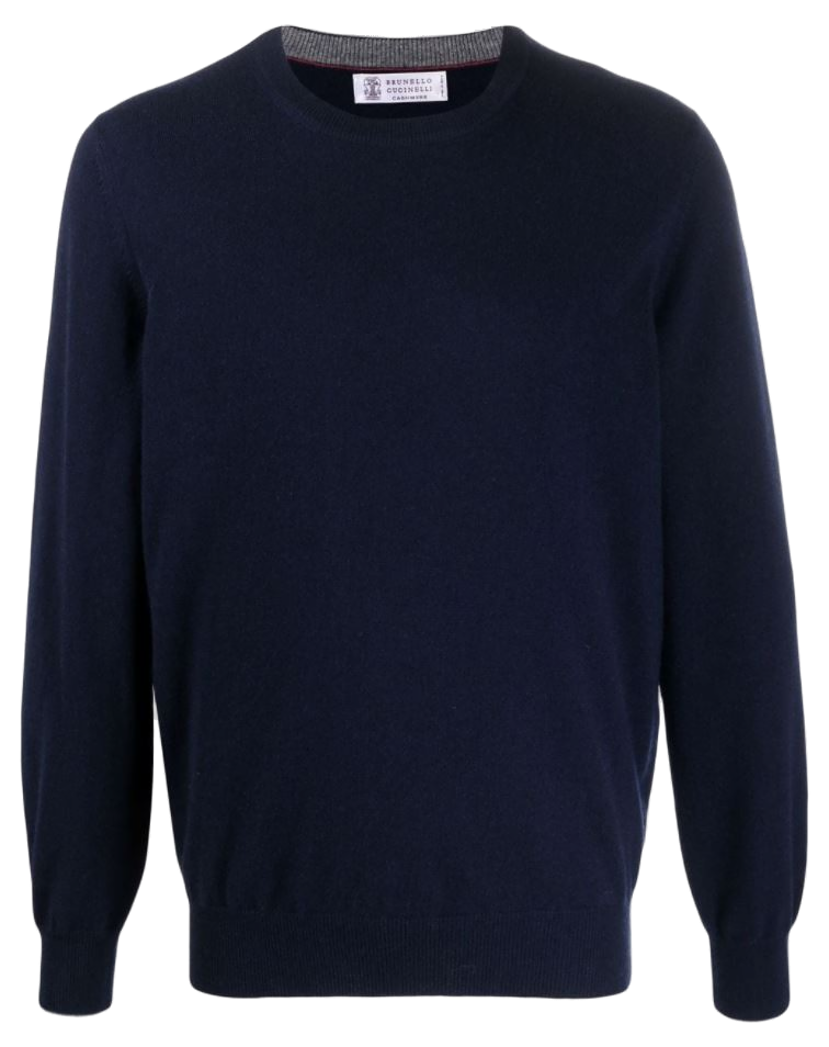 Brunello Cucinelli Cashmere 100% sweater in navy
