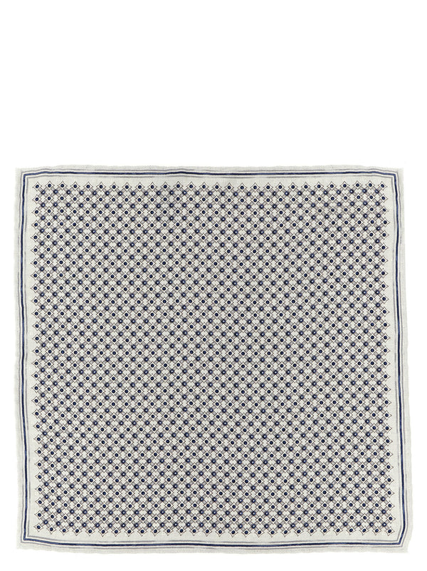 Multicolor Silk Foulard Accessory
