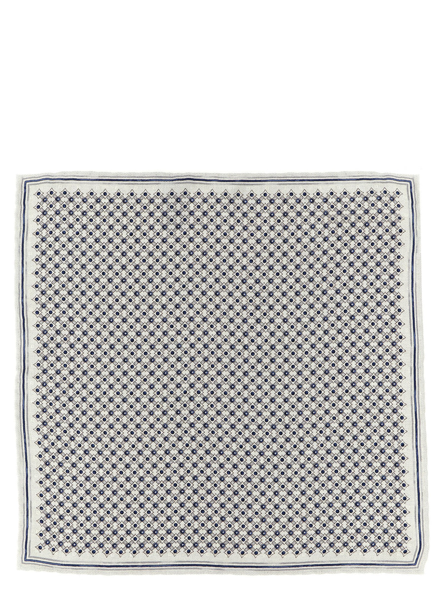 Multicolor Silk Foulard Accessory