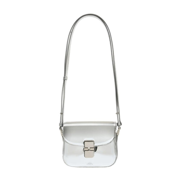 A.P.C. Synthetic crossbody bag in silver