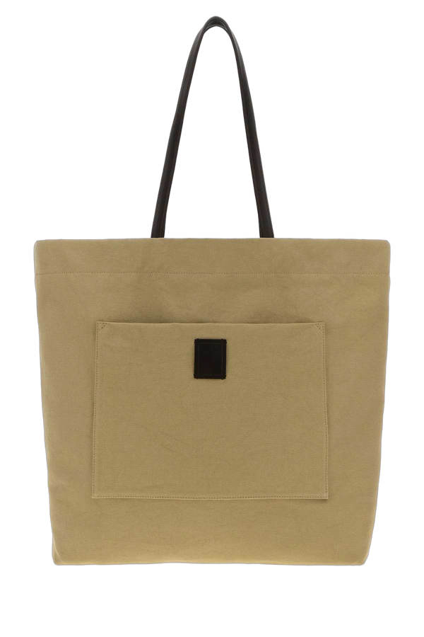 The Row Exterior: 100% Cotton; Lining: 100% Cotton tote bag in beige
