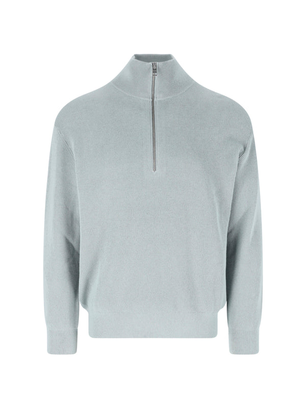 Closed 94% Cotton sweater in light blue
