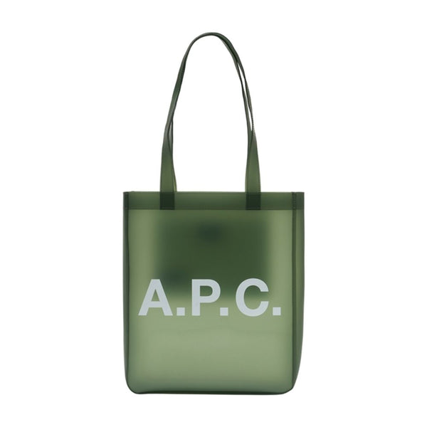 A.P.C. synthetic tote bag in green
