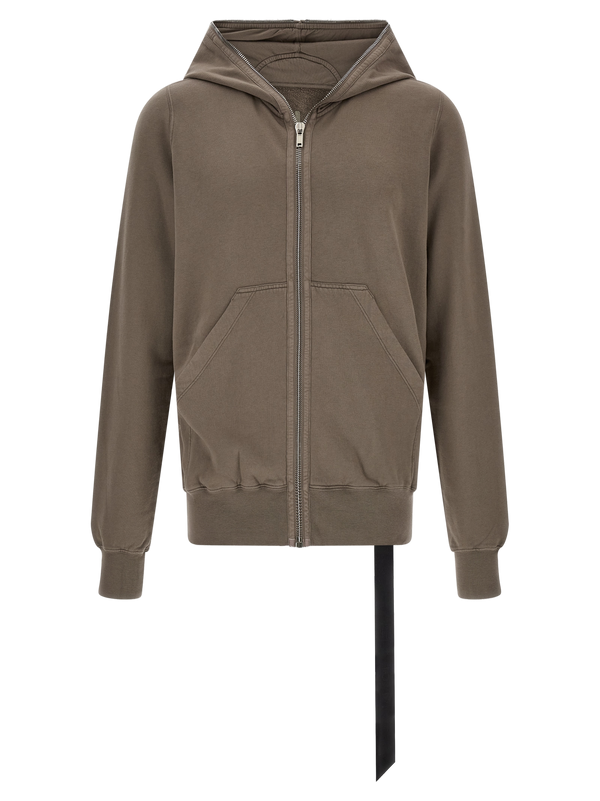 Gray Cotton Sweatshirt Clothing
