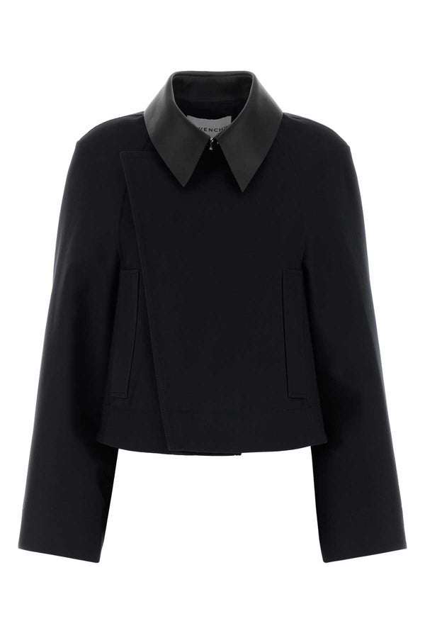 Givenchy Exterior: 76% Cotton 24% Wool; Lining: 100% Cotton jacket in black