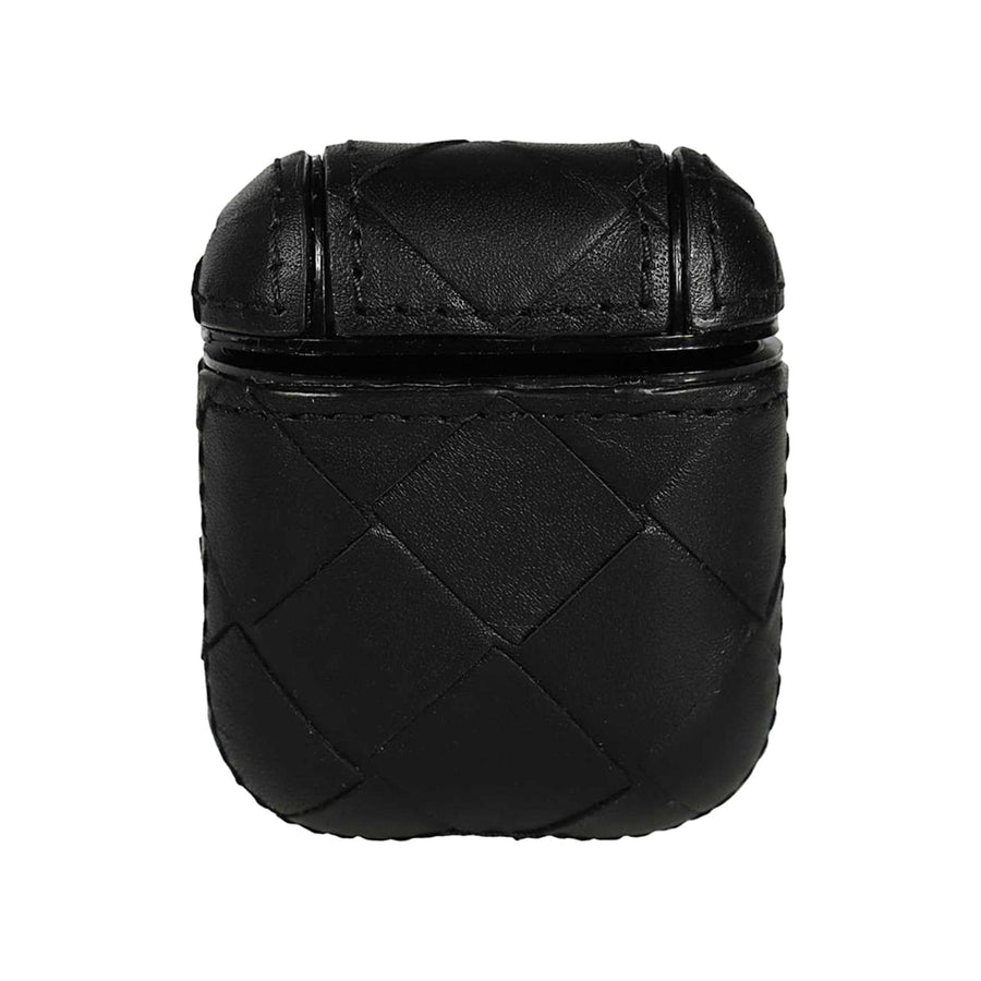 Bottega Veneta Leather card case in black