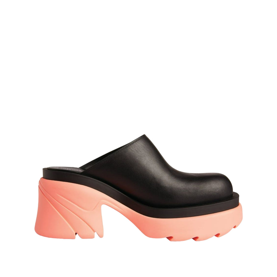 Bottega Veneta Calfskin platform mule in black