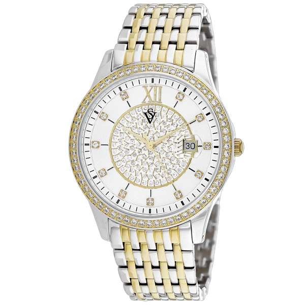 Christian Van Sant Stainless steel case watch in white