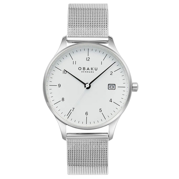 Obaku Stainless steel case watch in silver