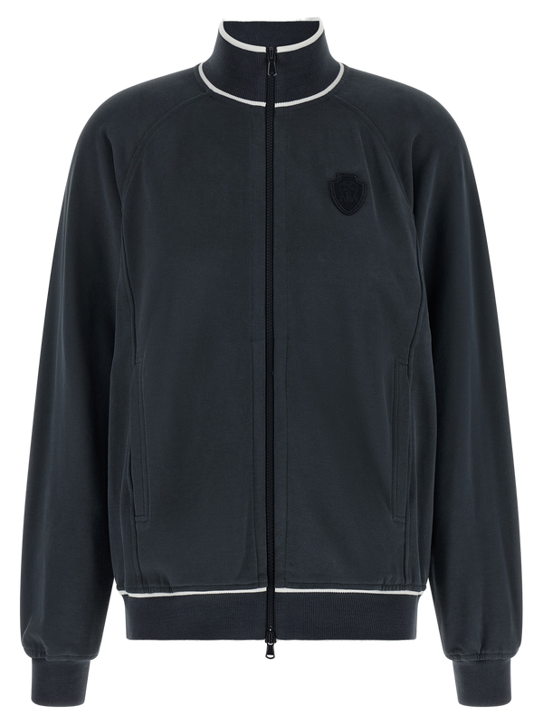 Brunello Cucinelli Pure cotton sweatshirt in black