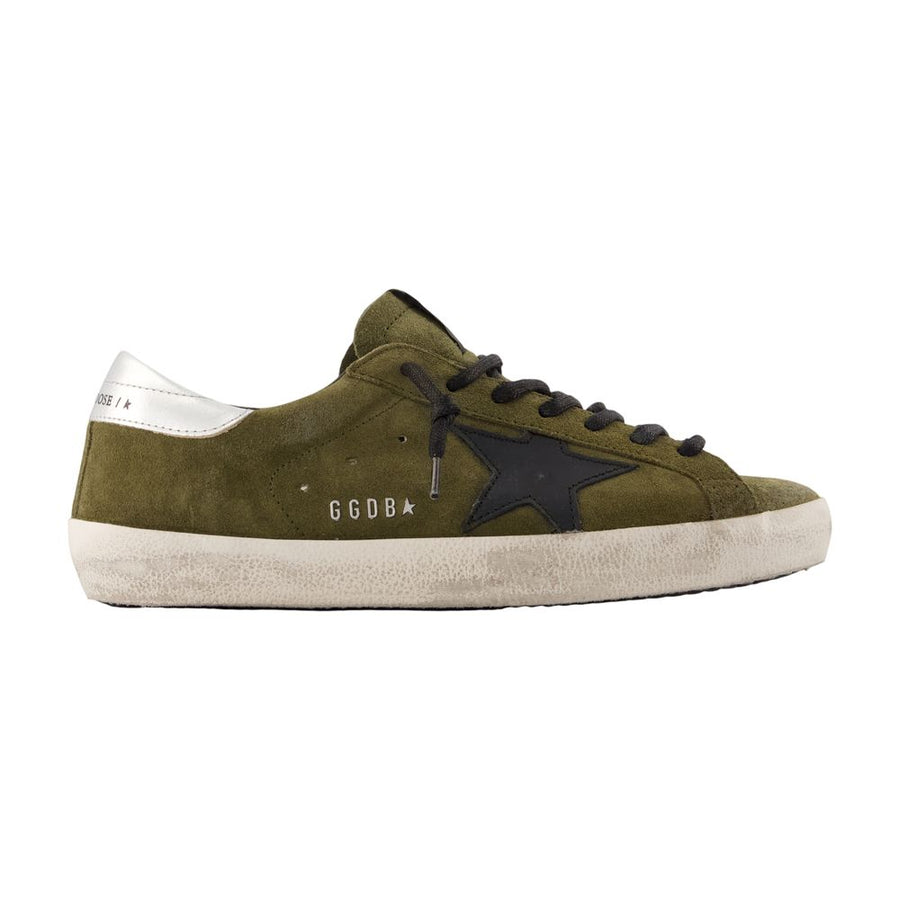 Golden Goose Deluxe Brand calfskin sneaker in khaki