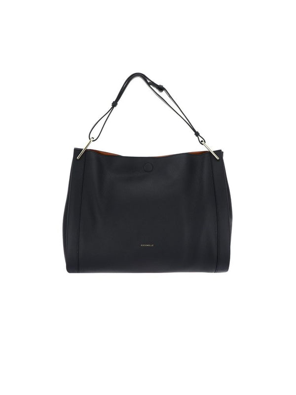 Coccinelle 100% Cow Leather; lining: 60% Polyamide shoulder bag in black