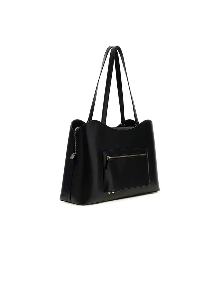 Guess 100% Polyurethane tote bag in black