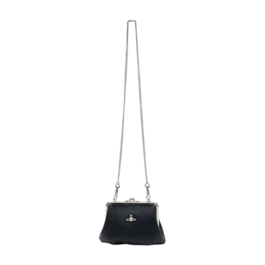 Granny Frame Purse - Vivienne Westwood Synthetic Black Calfskin Bags / Handbags-purses