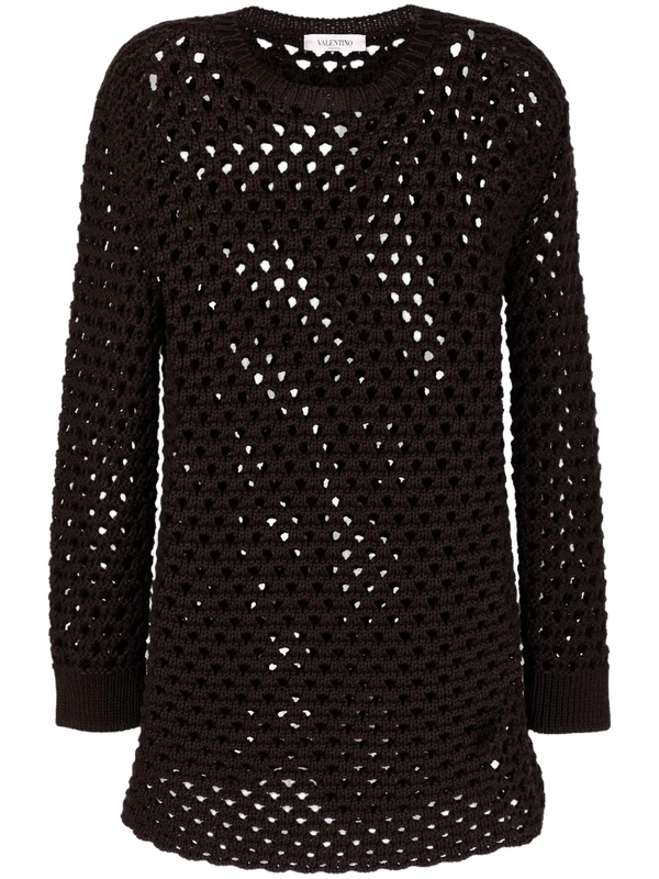 Valentino Cotton sweater in black