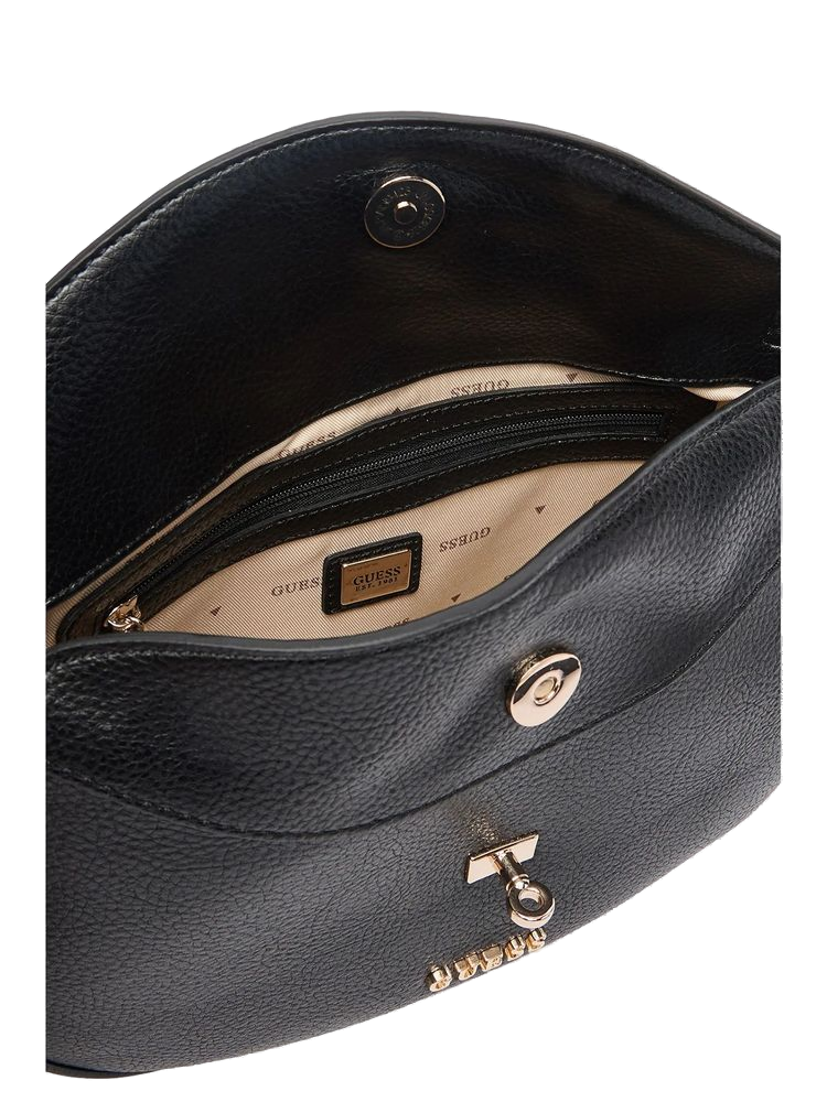 Guess 100% Polyurethane shoulder bag in black