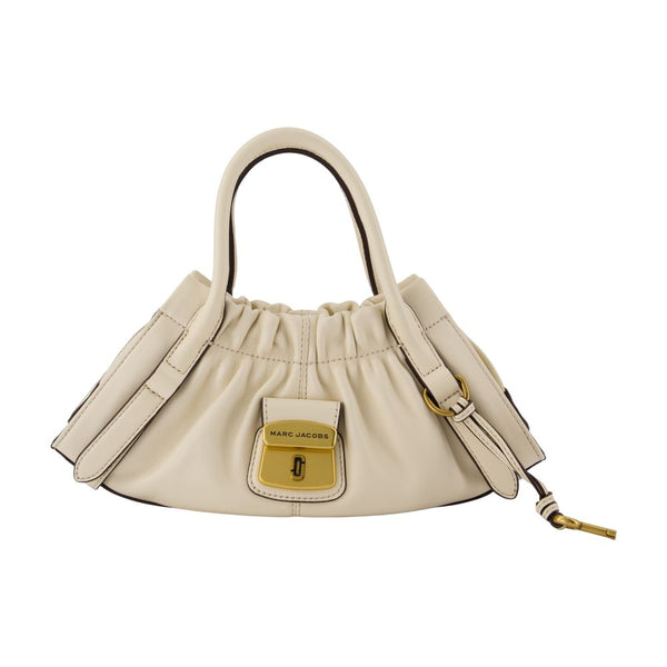The Small Satchel Shoulder Bag - Marc Jacobs Leather Ivory Lambskin / Shoulder-hobo-bags