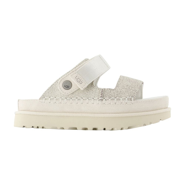 UGG calfskin sandal in white
