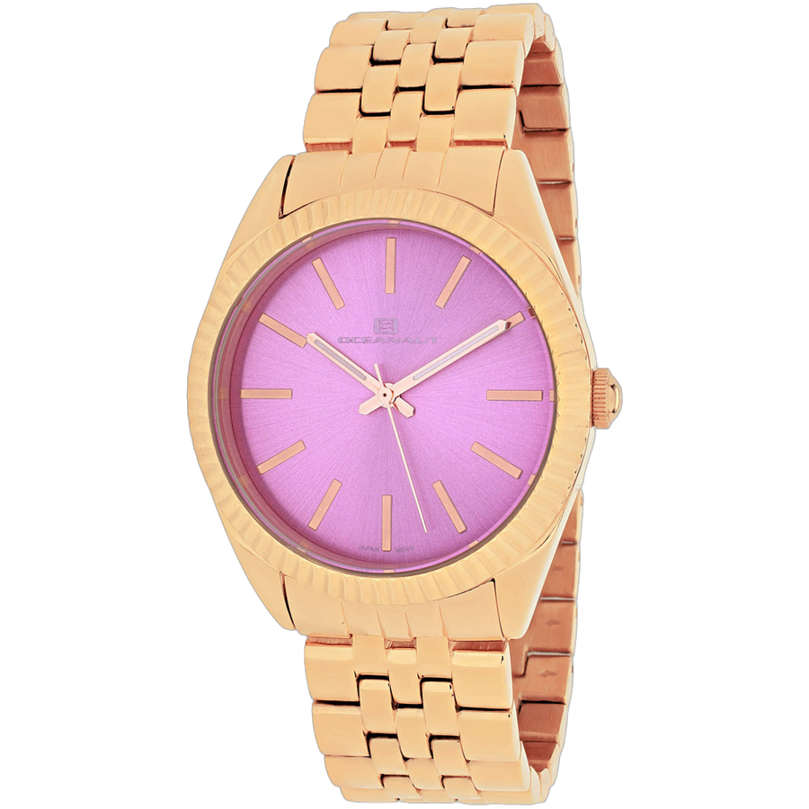 Oceanaut Stainless steel case watch in pink