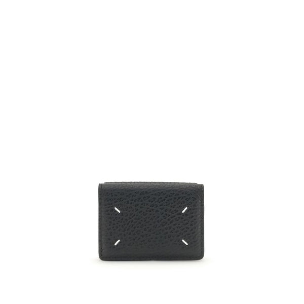 Maison Margiela 100% Calf Leather Bos Taurus wallet in black