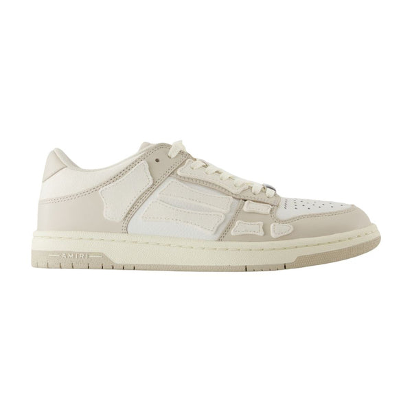 Amiri calfskin sneaker in beige