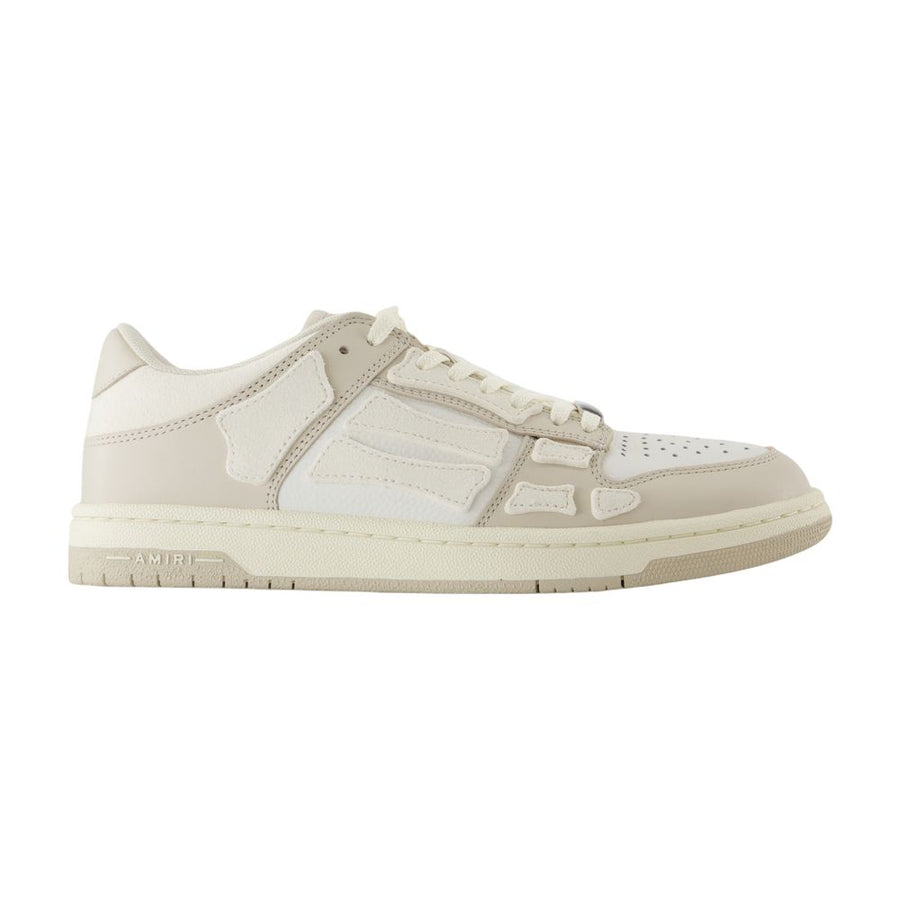 Amiri calfskin sneaker in beige