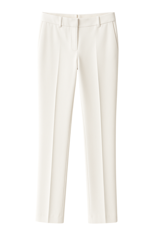 La Perla 64% Viscose trousers in ivory