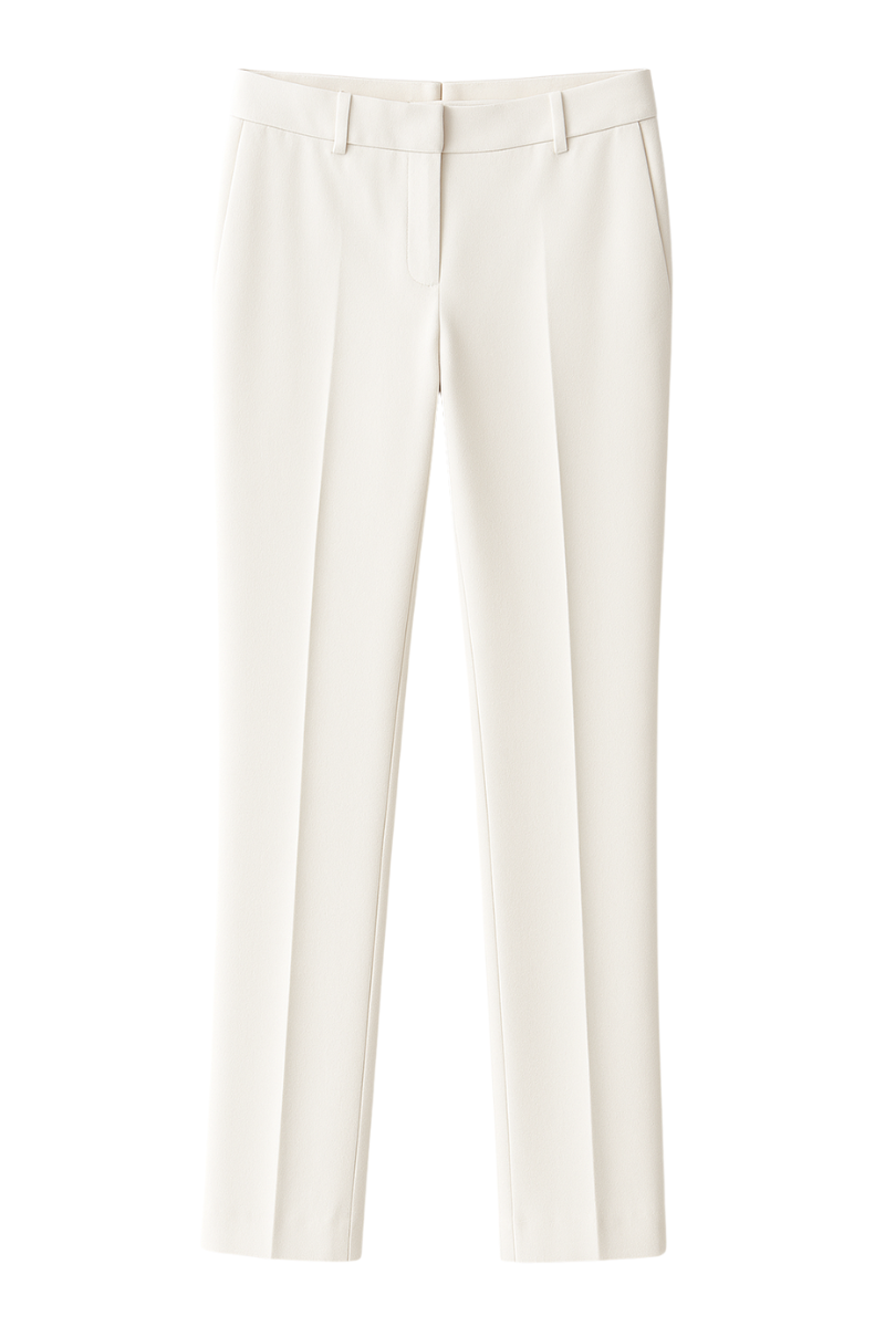 La Perla 64% Viscose trousers in ivory