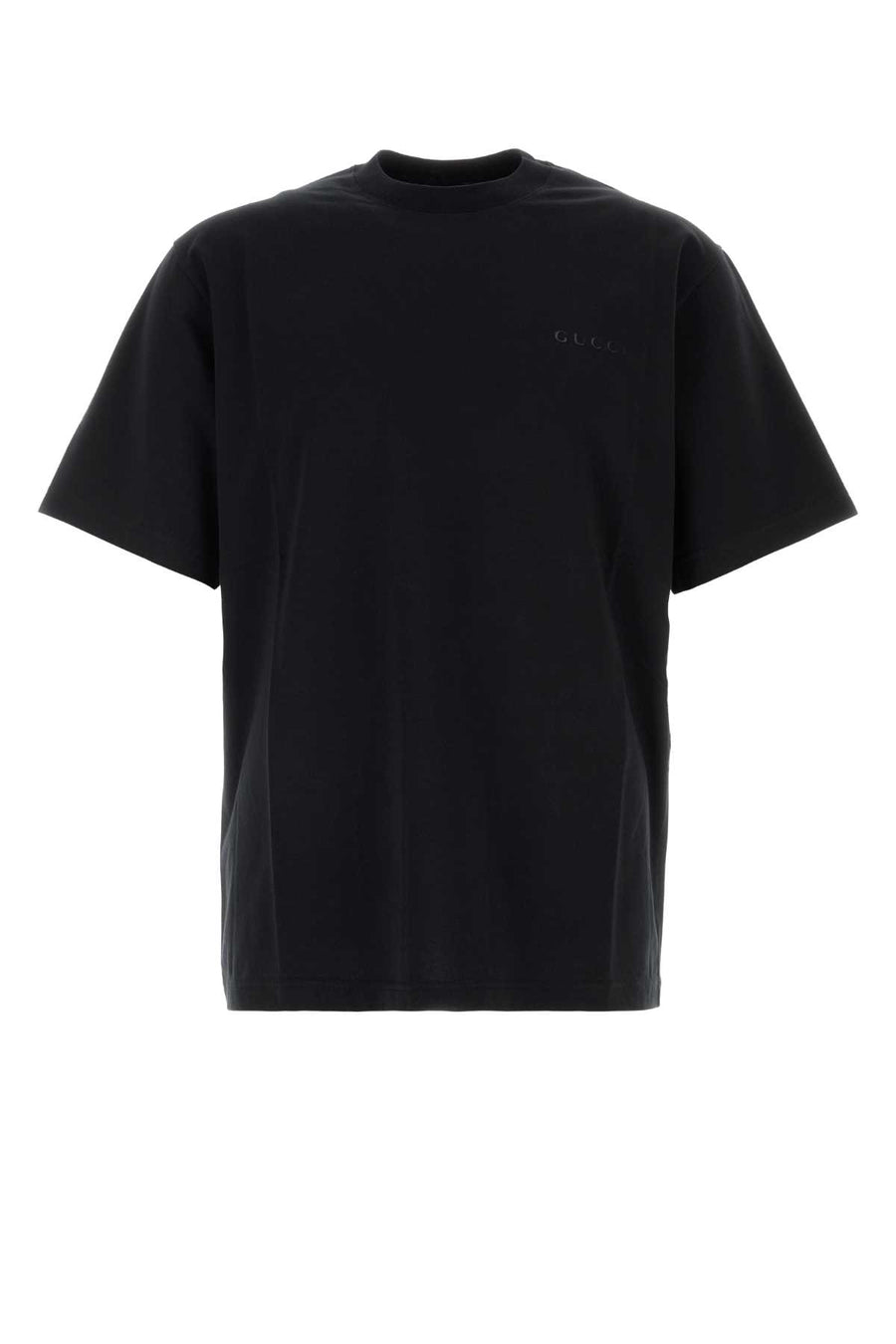 Black Stretch Cotton Blend T-Shirt Blackmc